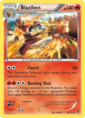 Blaziken, XY - Furious Fists