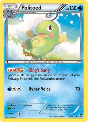 Politoed, XY - Furious Fists