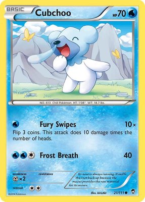 Cubchoo, XY - Furious Fists