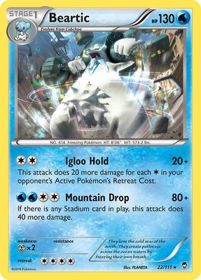 Beartic, XY - Furious Fists