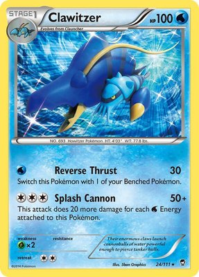 Clawitzer, XY - Furious Fists