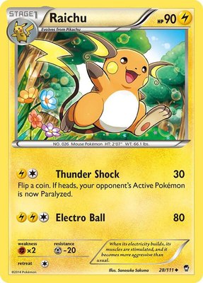 Raichu, XY - Furious Fists
