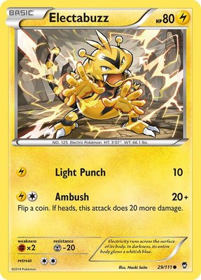 Electabuzz, XY - Furious Fists
