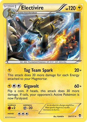 Electivire, XY - Furious Fists