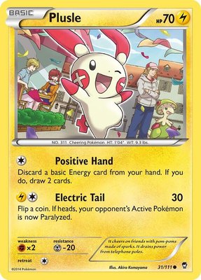 Plusle, XY - Furious Fists