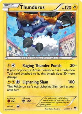 Thundurus, XY - Furious Fists