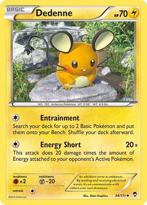 Dedenne, XY - Furious Fists