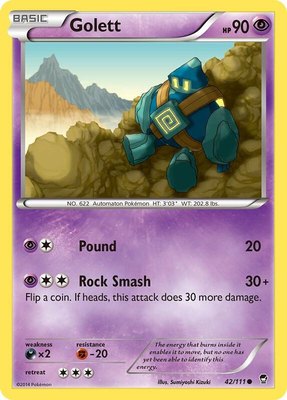 Golett, XY - Furious Fists
