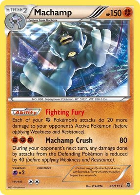 Machamp, XY - Furious Fists