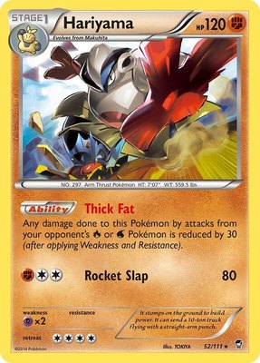 Hariyama, XY - Furious Fists