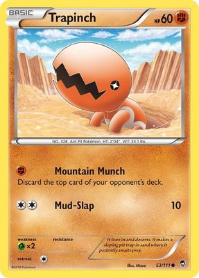 Trapinch, XY - Furious Fists