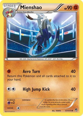 Mienshao, XY - Furious Fists