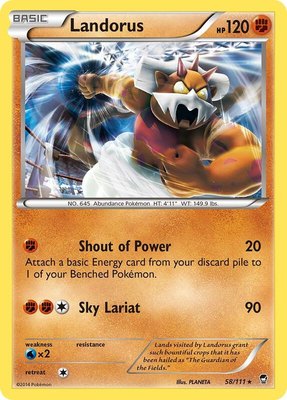 Landorus, XY - Furious Fists