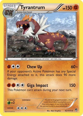 Tyrantrum, XY - Furious Fists