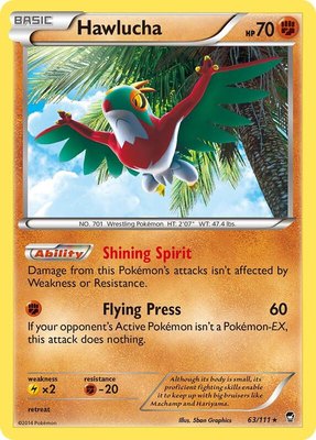 Hawlucha, XY - Furious Fists