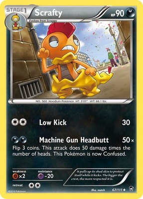Scrafty, XY - Furious Fists