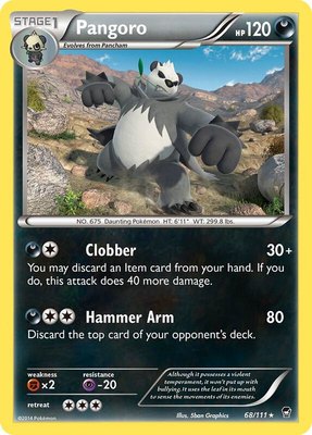 Pangoro, XY - Furious Fists