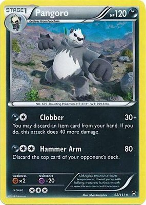 Pangoro (Cracked Ice Holo), Deck Exclusives