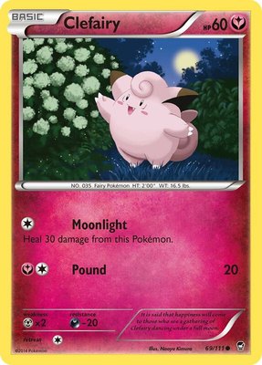 Clefairy (69), XY - Furious Fists