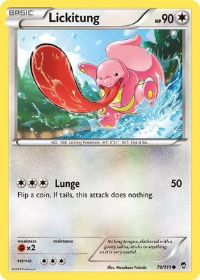 Lickitung, XY - Furious Fists