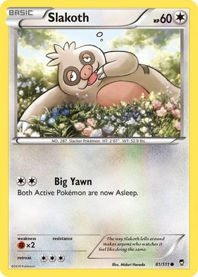 Slakoth, XY - Furious Fists