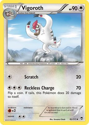 Vigoroth, XY - Furious Fists