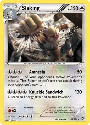 Slaking, XY - Furious Fists