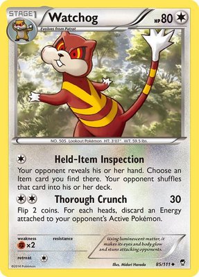 Watchog, XY - Furious Fists