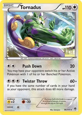 Tornadus, XY - Furious Fists
