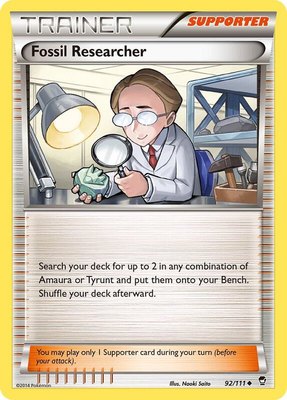 Fossil Researcher, XY - Furious Fists