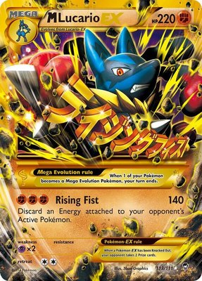 M Lucario EX (Secret), XY - Furious Fists