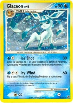 Glaceon (DP Majestic Dawn), Deck Exclusives