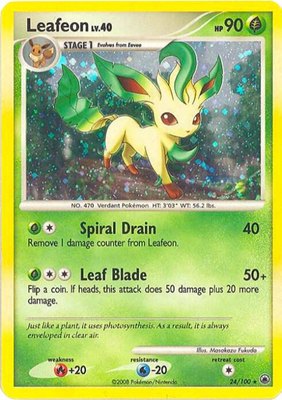 Leafeon (DP Majestic Dawn), Deck Exclusives