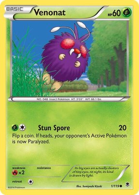 Venonat, XY - Phantom Forces