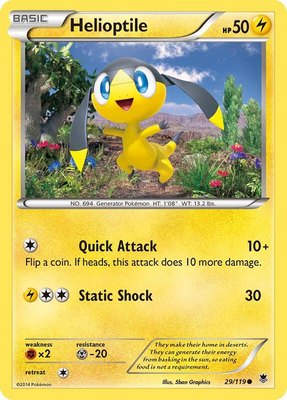 Helioptile (29), XY - Phantom Forces