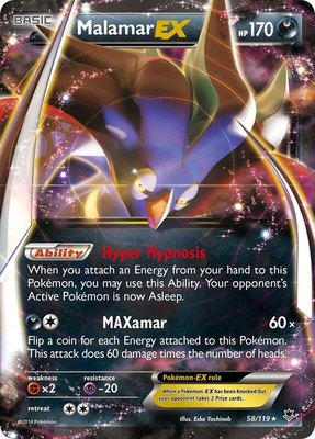 Malamar EX, XY - Phantom Forces