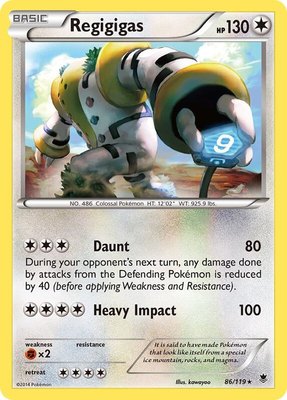 Regigigas, XY - Phantom Forces