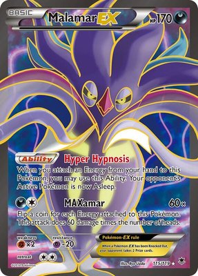 Malamar EX (115 Full Art), XY - Phantom Forces