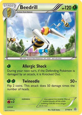 Beedrill, XY - Primal Clash