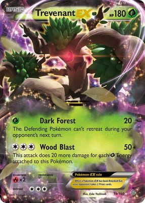 Trevenant EX, XY - Primal Clash