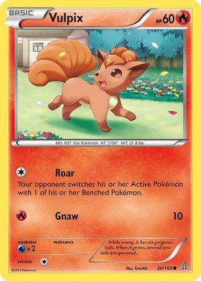Vulpix, XY - Primal Clash