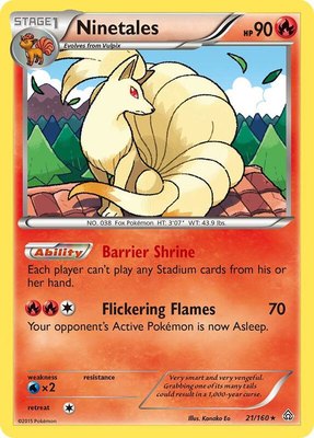 Ninetales, XY - Primal Clash
