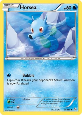 Horsea, XY - Primal Clash