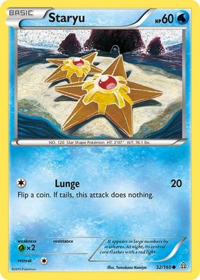 Staryu, XY - Primal Clash