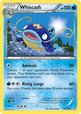 Whiscash, XY - Primal Clash