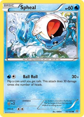 Spheal (45), XY - Primal Clash