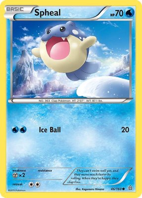 Spheal (46), XY - Primal Clash