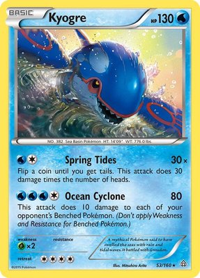 Kyogre, XY - Primal Clash