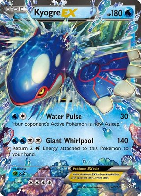 Kyogre EX, XY - Primal Clash