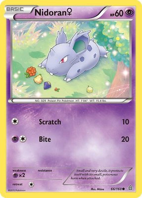 Nidoran (F), XY - Primal Clash